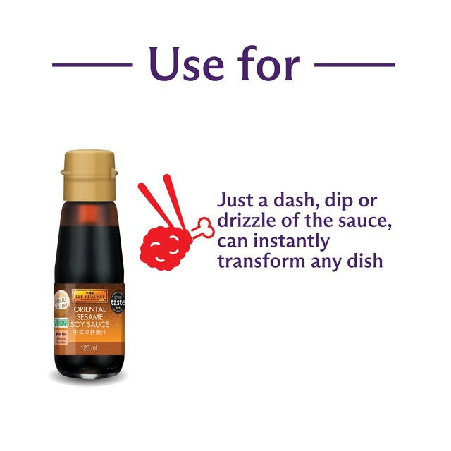 Lee Kum Kee oriental sesame soy sauce 120ml, UK version