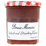 M&S Bonne Maman Strawberry Rhubarb Conserve Fruit Spread 370g- Buy online at McGrocer
