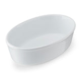 M&S Mikasa Chalk Porcelain Oval Pie Dish 18x11.3cm- Buy online at McGrocer