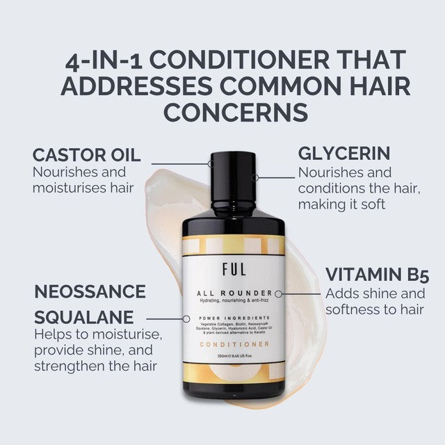 FUL All Rounder Conditioner Moisturising 250ml - British product