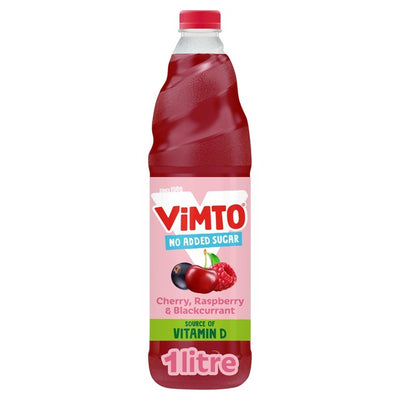 M&S Vimto Cherry Raspberry and Blackcurrant Squash Concentrated Fruit Juice 1L- Buy online at McGrocer