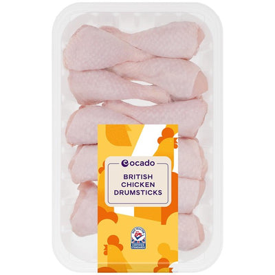 Ocado Britische Hähnchenschenkel mit Haut Frisch Hähnchen 1kg