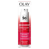 M&S Olay Regenerist Firm & Plump SPF50+ Fluid Anti-Ageing Face Moisturiser- Buy online at McGrocer