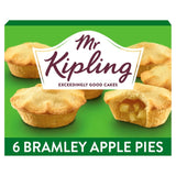 M&S Mr Kipling Deep Filled Bramley Apple Pies 6 Pack- Buy online at McGrocer