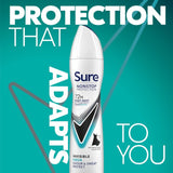 Sure Women Nonstop Protection Invisible Aqua Anti-Perspirant Spray 250ml (British brand)