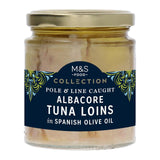 M&S M&S Albacore Tuna Loins in Olive Oil Canned Tuna 225g- Buy online at McGrocer