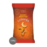 M&S honey roasted cashew nuts 150g, imported from the UK