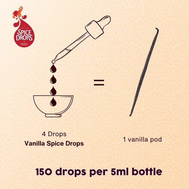 Holy Lama concentrated natural vanilla extract 5ml (British brand)