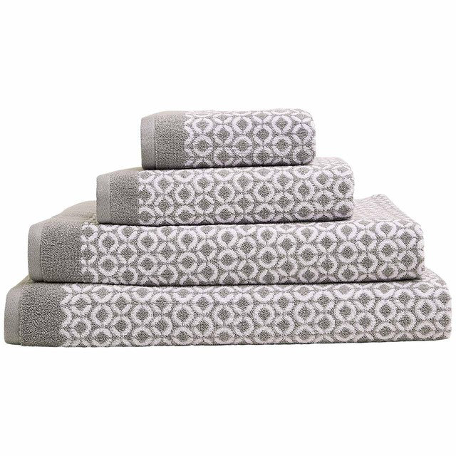 M&S pure cotton bath towel in grey, imported from the UK