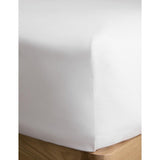 M&S M&S Cotton Rich Fitted Sheet Super King White- Buy online at McGrocer
