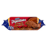 McVitie's Seriously Chocolatey Digestives biscuits 250g, imported from the UK