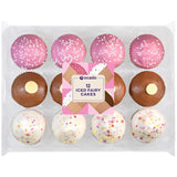 M&S Ocado Iced Fairy Cakes Vanilla Sponge Cakes 12 Pack- Buy online at McGrocer