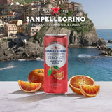 San Pellegrino Zero Blood Orange sparkling drink 6x330ml cans (British brand)