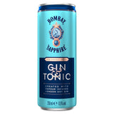 Bombay Sapphire gin and tonic premix cocktail 250ml - British product