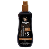 Australian Gold SPF 15 Sunscreen Spray with Instant Bronzer 237ml - British product