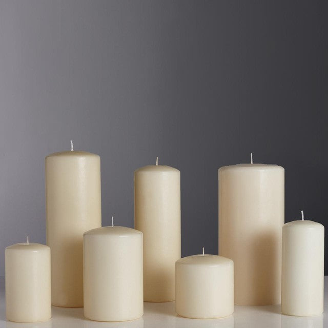 M&S wide pillar candle, imported from the UK