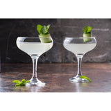 Ravenhead cocktail saucer glasses 200ml, imported from the UK