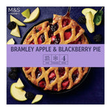 M&S M&S Apple & Blackberry Puff Pastry Pie 470g- Buy online at McGrocer
