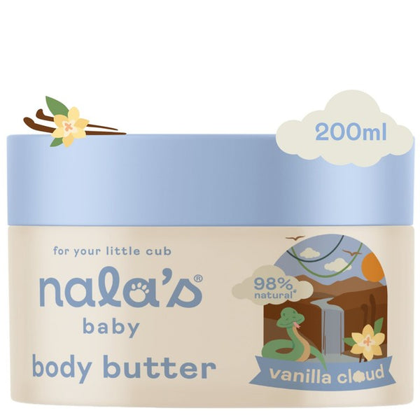 Nala's Baby Body Butter Vanilla Cloud Baby Moisturiser 200ml