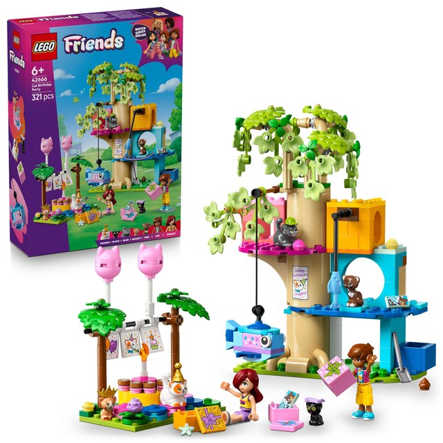 LEGO Cat Birthday Party & Tree House building set, UK version