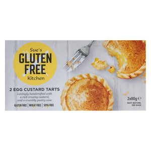 The Gluten Free Kitchen Gluten-Free Almond Enriched Egg Custard Mini Tarts 2 x 80g