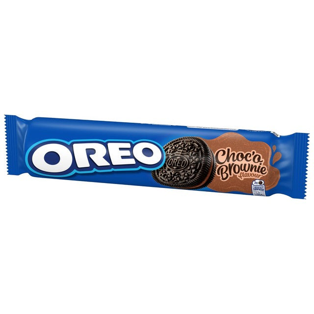 Oreo Brownie Batter Sandwich Biscuits 154g, imported from the UK