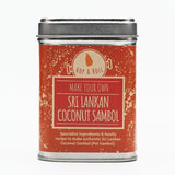 Hop & Roll Sri Lankan Coconut Sambol kit, imported from the UK