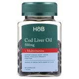 M&S Holland & Barrett Pure Cod Liver Oil and Multivitamins Capsules 60 Pack- Buy online at McGrocer