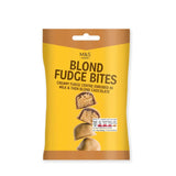 M&S Blond Fudge Bites Sjokoladetrukket Fudge 128g
