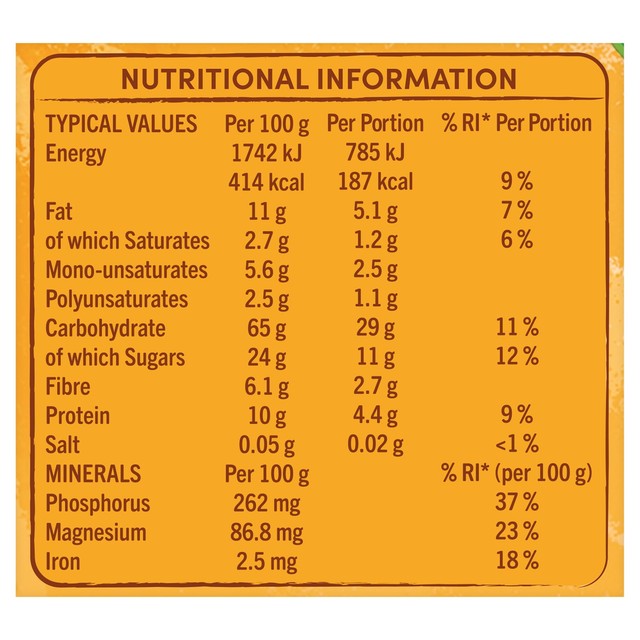Jordans Fruit & Nut Granola 750g, UK version