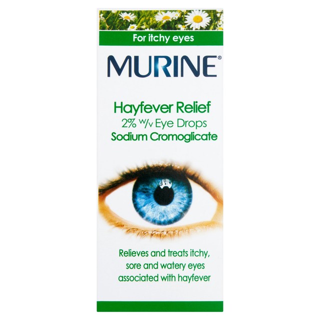 Murine hayfever relief eye drops 10ml, imported from the UK