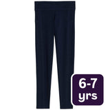 M&S Girls Cotton Rich Leggings in Navy for 6-7 years, imported from the UK