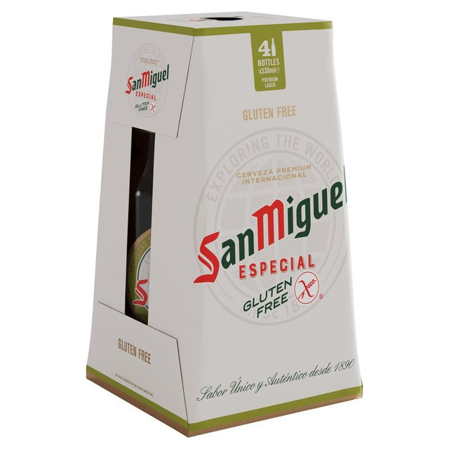 San Miguel Gluten Free Lager 4 x 330ml (British brand)