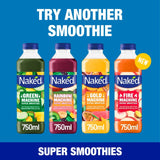 Naked Blue Machine smoothie 750ml, imported from the UK