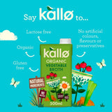 Kallo Organic Vegetable Broth carton, imported from the UK