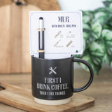 Something Different coffee mug and multi-tool pen gift set 500ml - British product