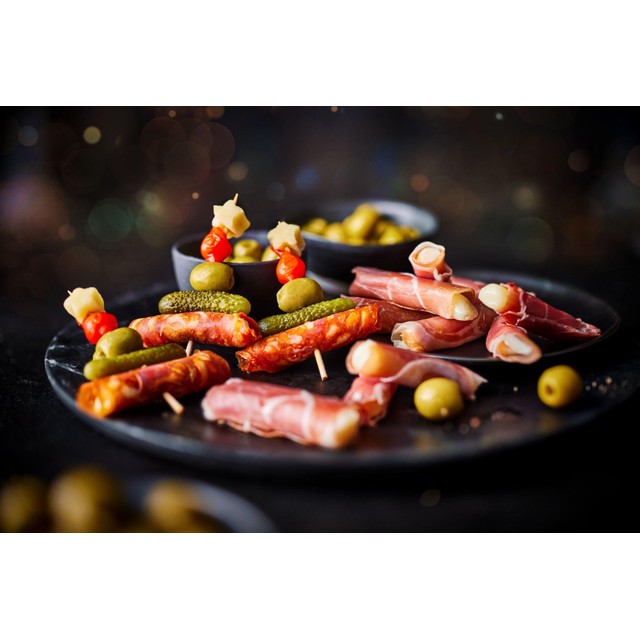 M&S Spanish Pitted Mild Manzanilla olives 157g, imported from the UK