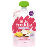 M&S Little Freddie Organic Good for Brains Coconut & Tropical Fruits Baby Food Pouch 90g- Buy online at McGrocer