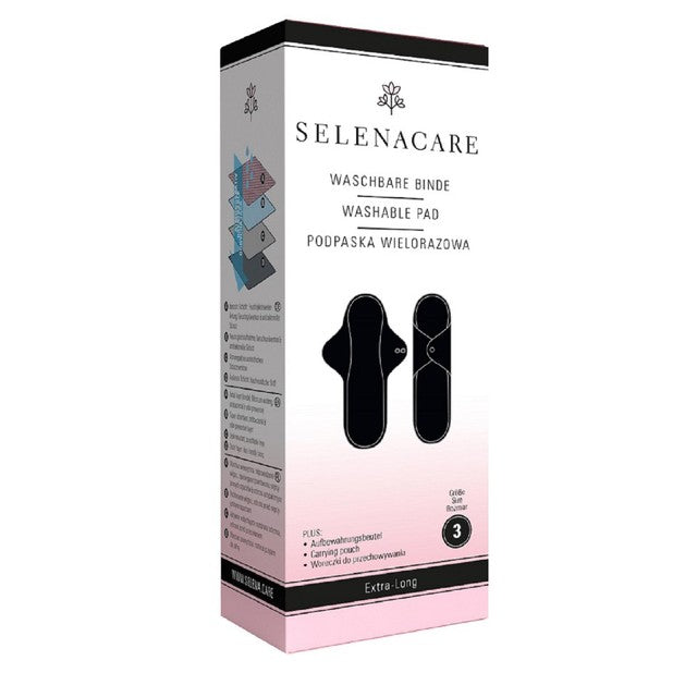 Selenacare Washable Menstrual Pad Night Extra-Long (British brand)