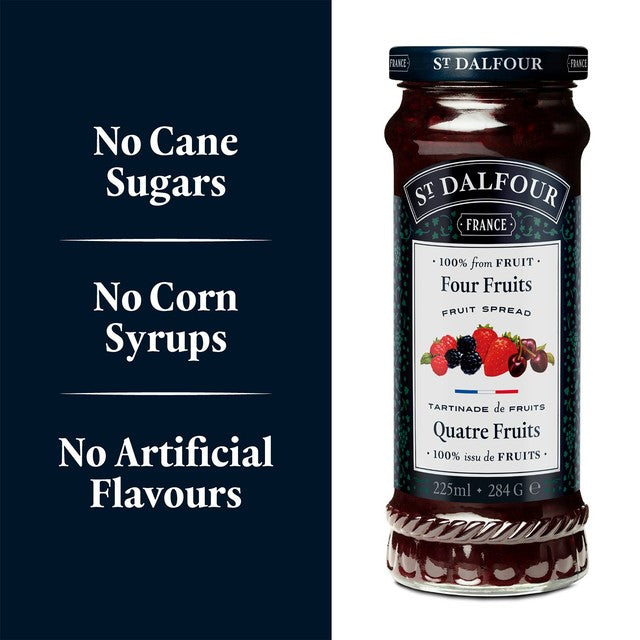St Dalfour four fruits spread 284g - British product
