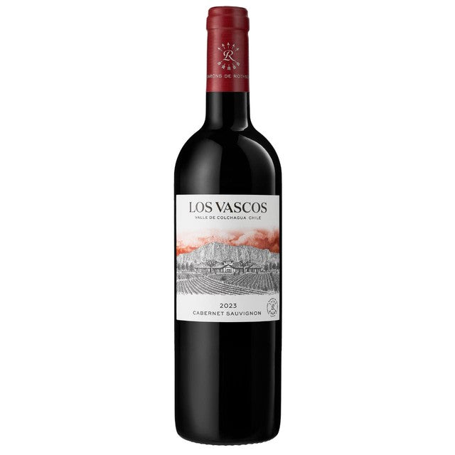 Los Vascos Cabernet Sauvignon red wine 75cl, imported from the UK