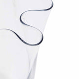 M&S medium clear handkerchief glass vase, imported from the UK