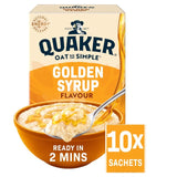 Quaker golden syrup porridge sachets 10 sachets, imported from the UK