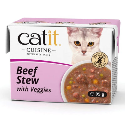 M&S Grain-Free Beef Stew Wet Cat Food 95g- Buy online at McGrocer