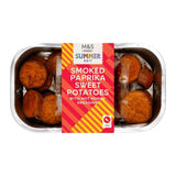 M&S Smoked Paprika Sweet Potatoes Serves 2 Ready-to-Roast Side Dish 420g