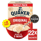 M&S Quaker Oat So Simple Original Porridge Sachets Family Pack 22 x 27g- Buy online at McGrocer