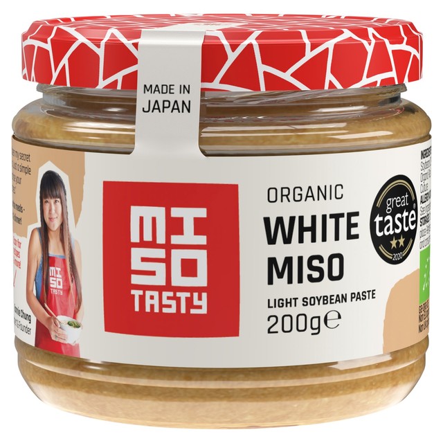 Miso Tasty Shiro White Miso Paste 200g, imported from the UK