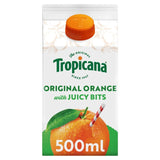 Tropicana original orange juice with bits 500ml (British brand)