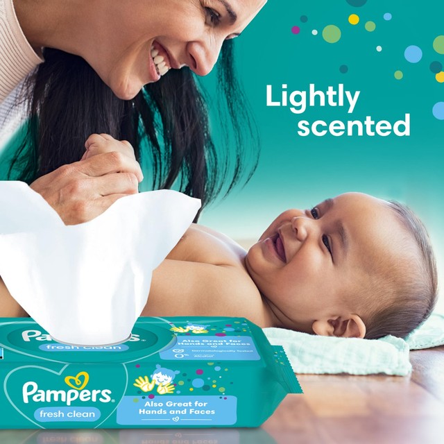 Pampers Baby Wipes Scented 624 Count, imported from the UK