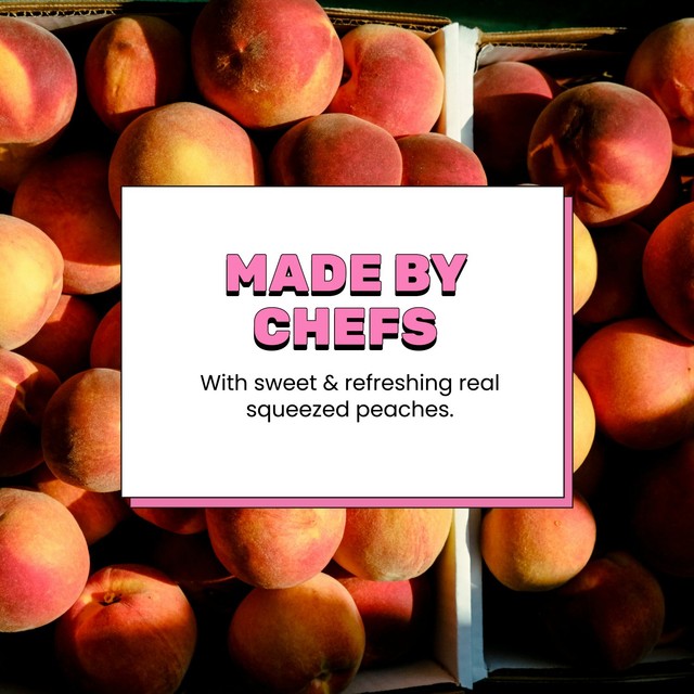 Dalston's sparkling peach drink 4 x 330ml - British product